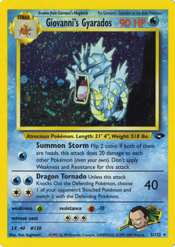 005/132 - Giovanni's Gyarados