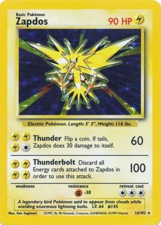 016/102 - Zapdos