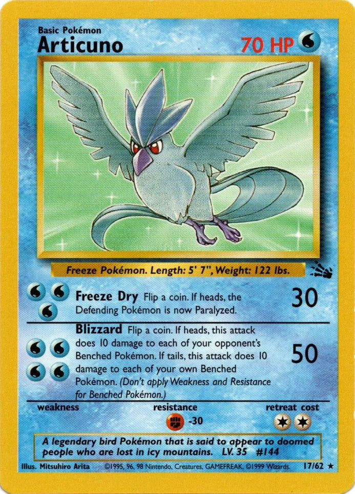 17/62 - Articuno