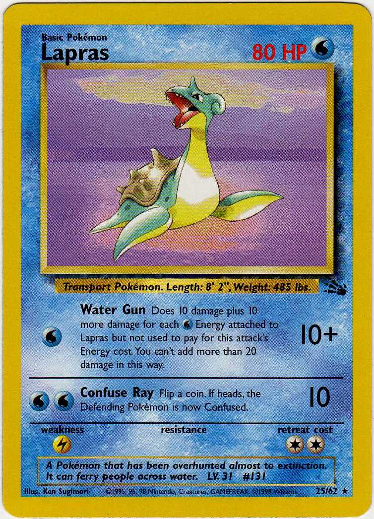 25/62 - Lapras