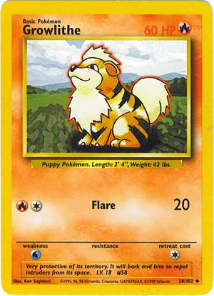028/102 - Growlithe