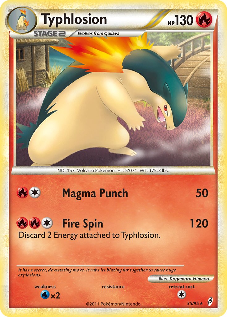 35/95 - Typhlosion