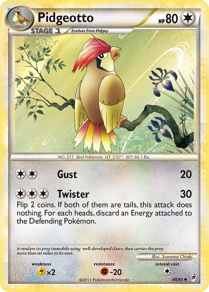 48/95 - Pidgeotto