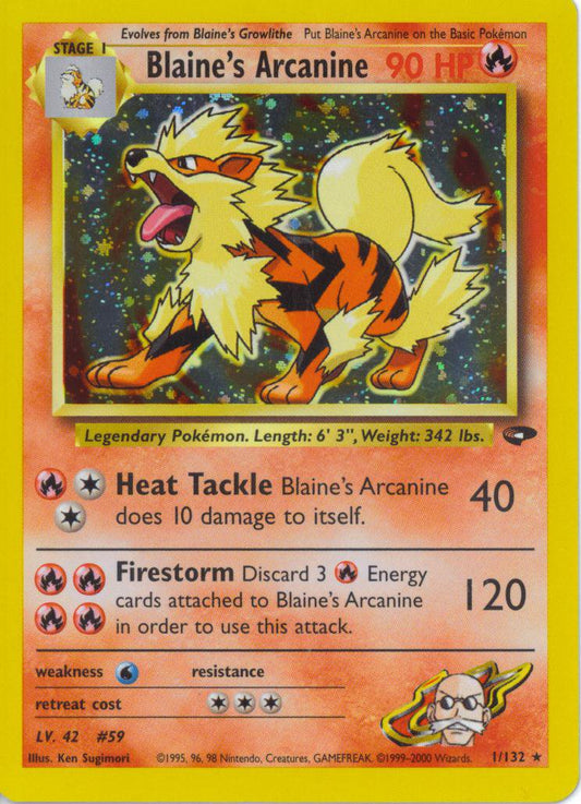 001/132 - Blaine's Arcanine