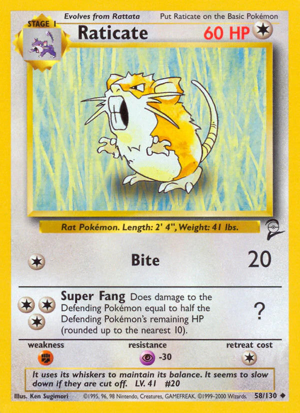 058/130 - Raticate