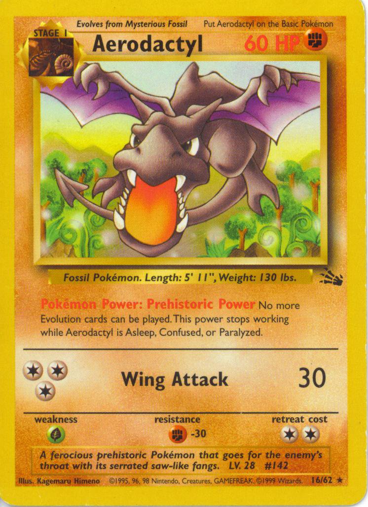 16/62 - Aerodactyl