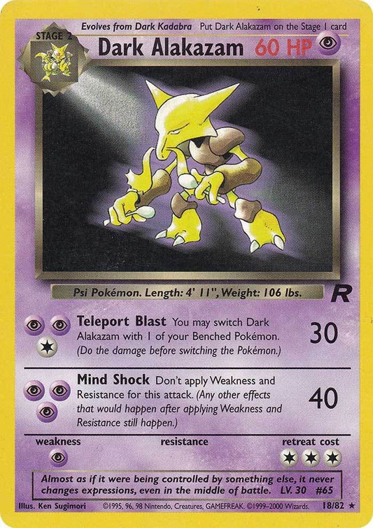 18/82 - Dark Alakazam