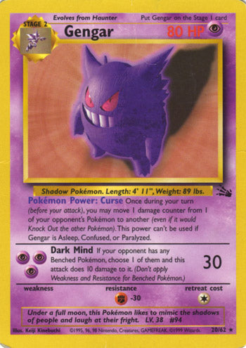 20/62 - Gengar