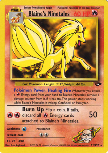 021/132 - Blaine's Ninetales