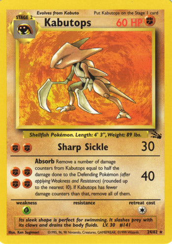24/62 - Kabutops