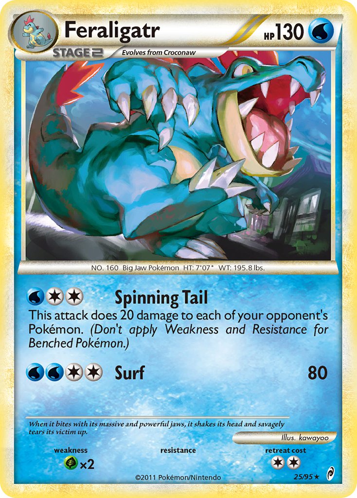 25/95 - Feraligatr