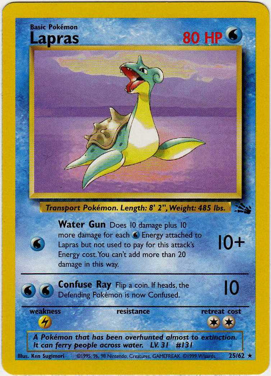 25/62 - Lapras