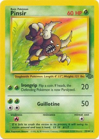 25/64 - Pinsir