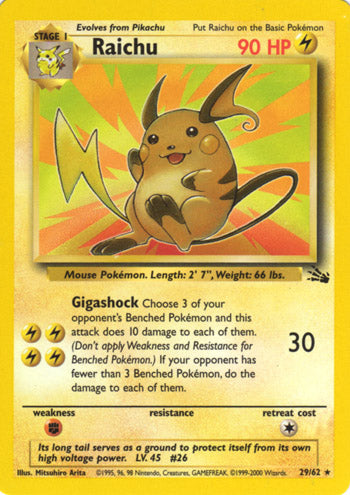 29/62 - Raichu