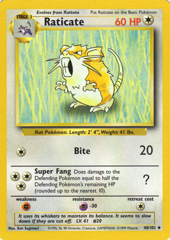 040/102 -Raticate
