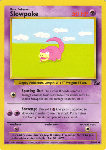55/62 - Slowpoke