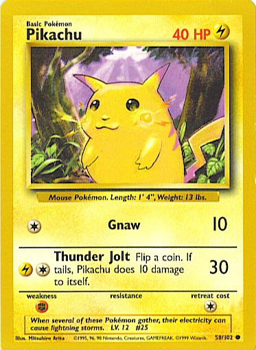 058/102 - Pikachu