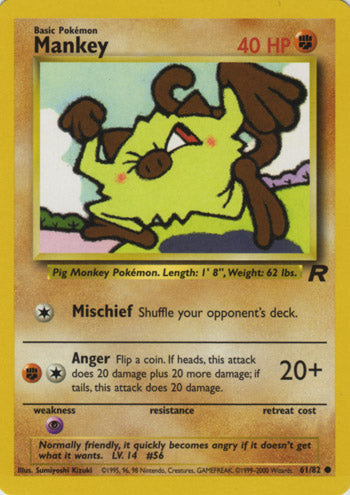 61/82 - Mankey